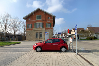 StadtMobil-Auto in Freiberg (Neckar)